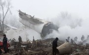 The Boeing 747 was said to have crashed in bad weather during its landing approach. Photo: Reuters