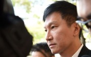 Kong Hee, the lead pastor of the City Harvest Church leaves the Supreme court in Singapore. Photo: AFP