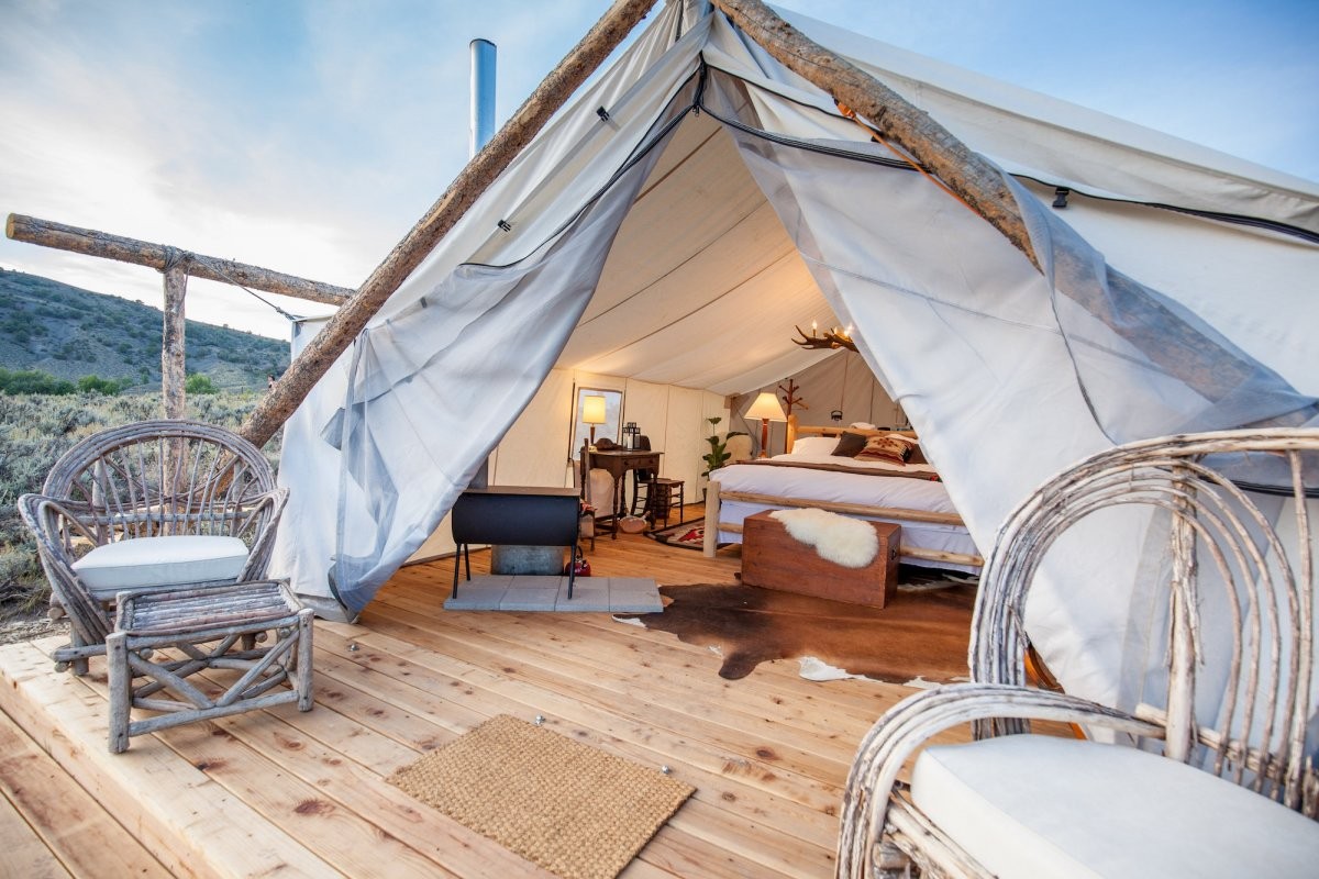 Are luxury camping or 'glamping' retreats the future of weekend