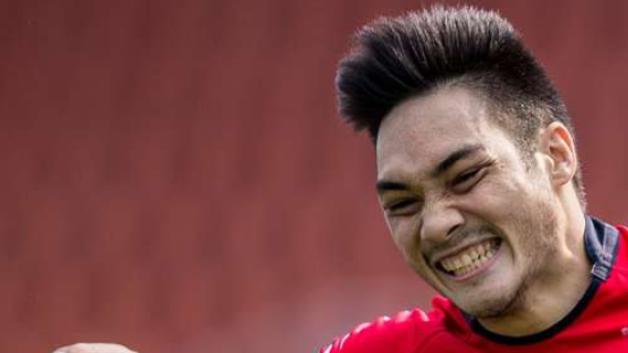 Calvin Hunter makes his 15s debut against Papua New Guinea. Photos: SCMP Pictures