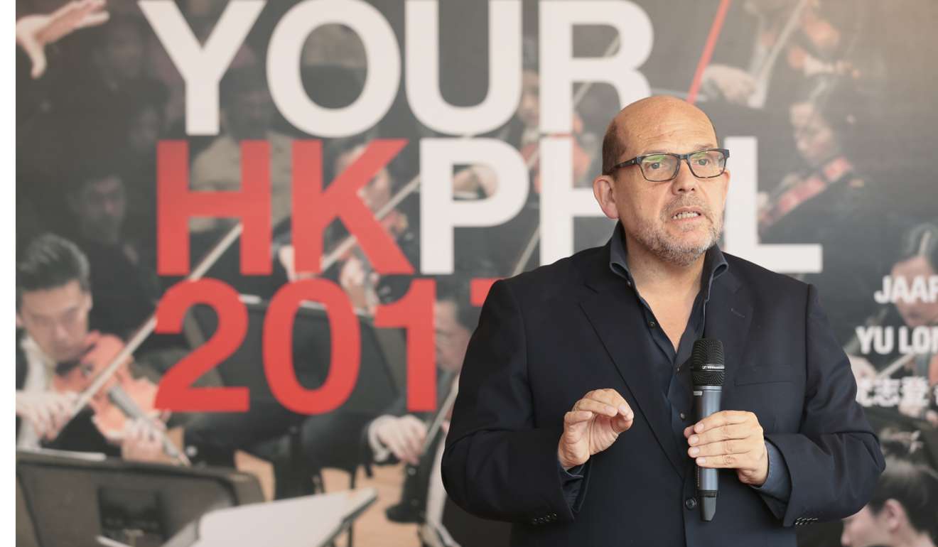 Jaap van Zweden, the Hong Kong Philharmonic Orchestra’s music director.