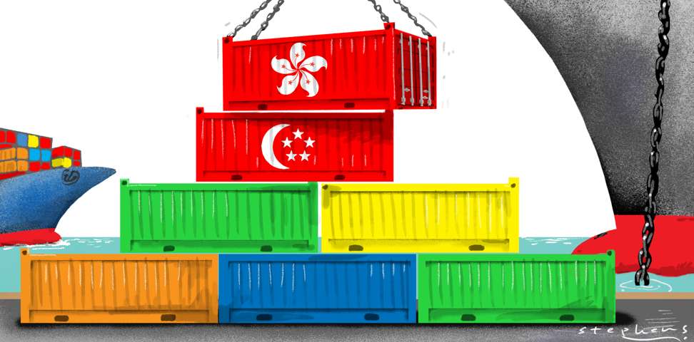 Thanks to China’s belt and road strategy, the nature of logistics, and transport and maritime routes, are likely to be transformed in South and Southeast Asia. This presents both opportunities and threats. Illustration: Craig Stephens