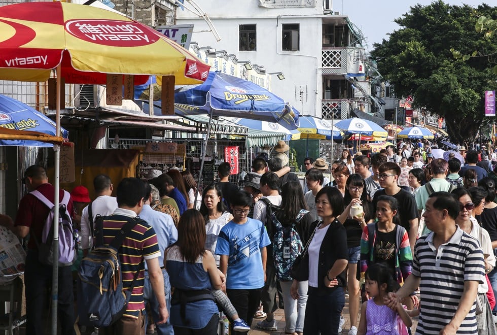 Visitor numbers to Cheung Chau are expected to increase by 10 per cent from last year during the annual bun festival. Photo: Sam Tsang