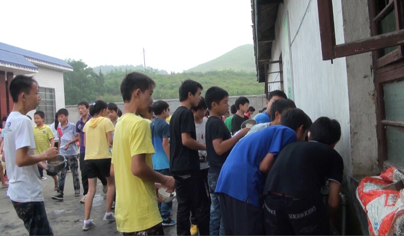 Left-behind children in a still from Jiang Nengjie’s documentary The Ninth Grade. Photo: Courtesy of Jiang Nengjie