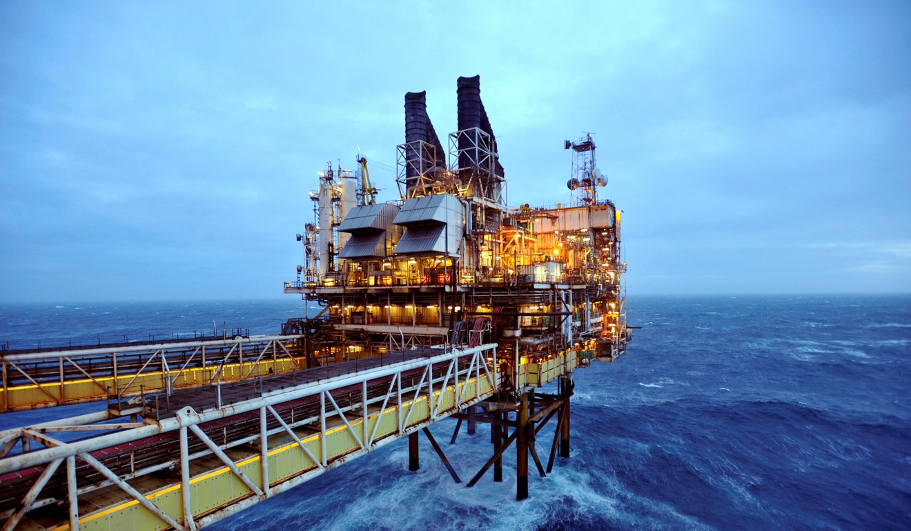 A section of the BP Eastern Trough Area Project (ETAP) oil platform is seen in the North Sea, around 100 miles east of Aberdeen in Scotland, Britain. OPEC countries are trying to decide whether to extend an oil production cut agreement into 2018. Photo: Reuters