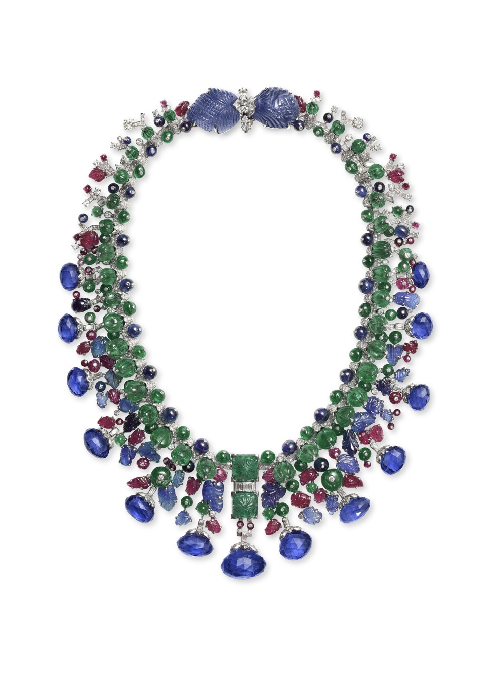 Tutti frutti necklace commissioned by Singer heiress Daisy Fellowes, now part of the Cartier Collection.