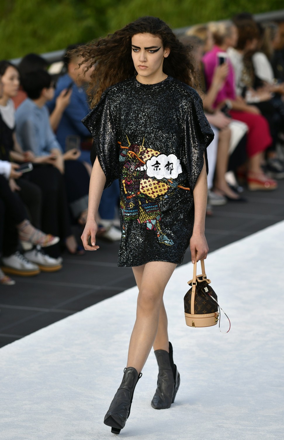 Nicolas Ghesquiere’s cruise show for Louis Vuitton at the Miho Museum in Kyoto. Photo: EPA