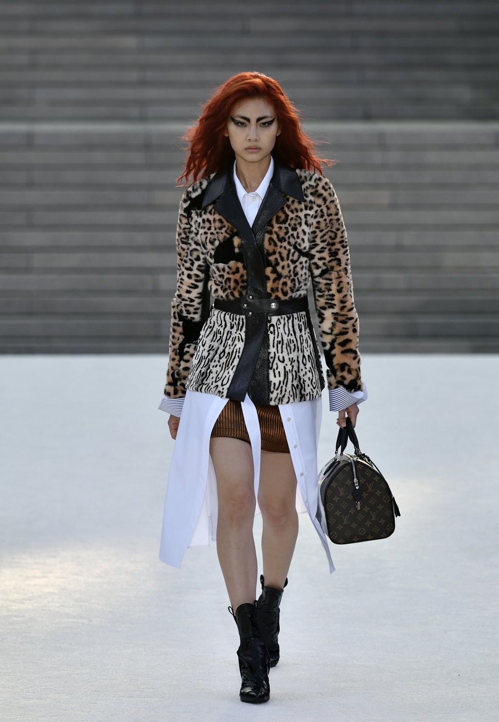 Nicolas Ghesquiere’s cruise show for Louis Vuitton at the Miho Museum in Kyoto. Photo: EPA