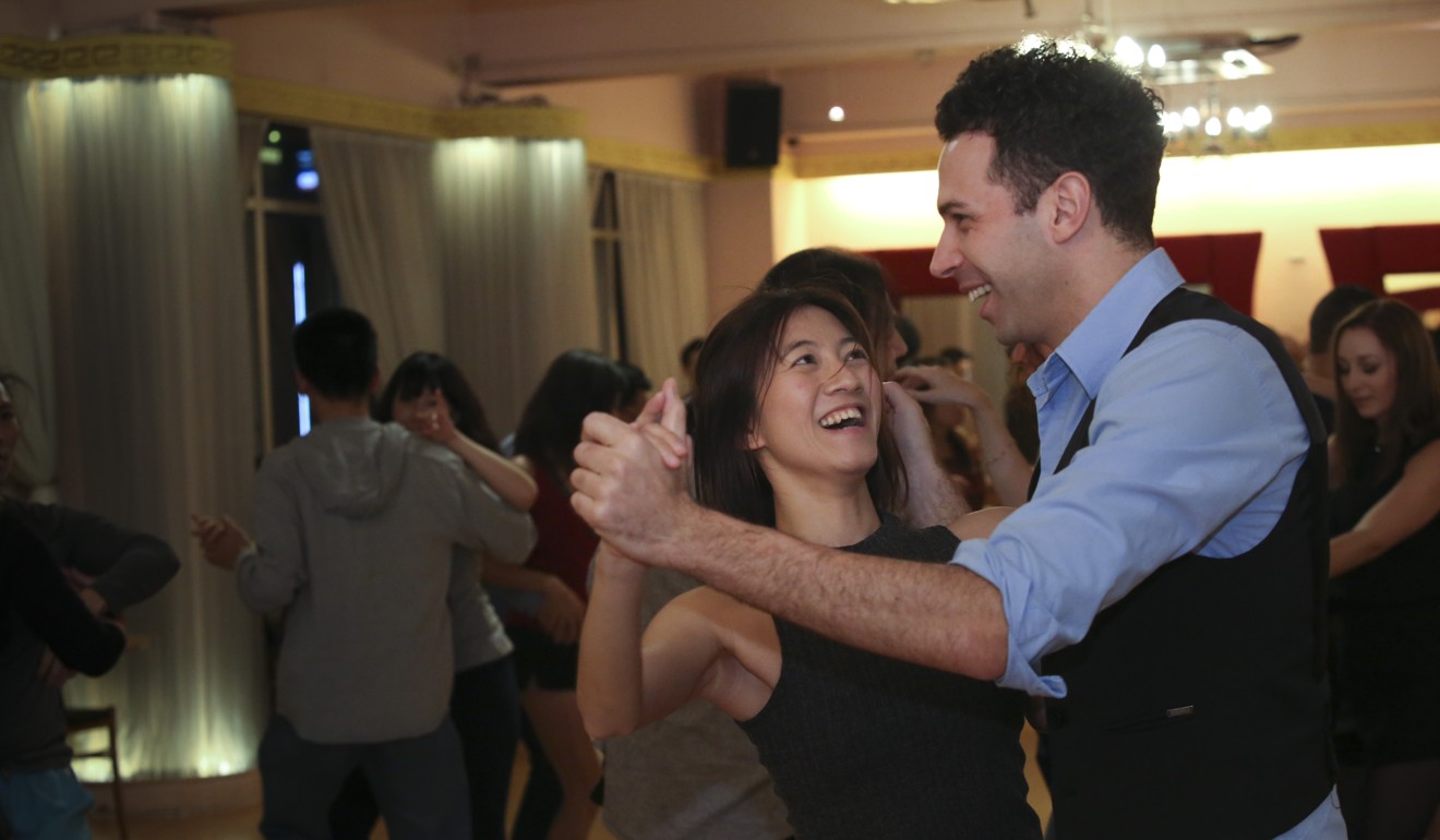 Latin dance fans party in Causeway Bay. Photo: Edmond So