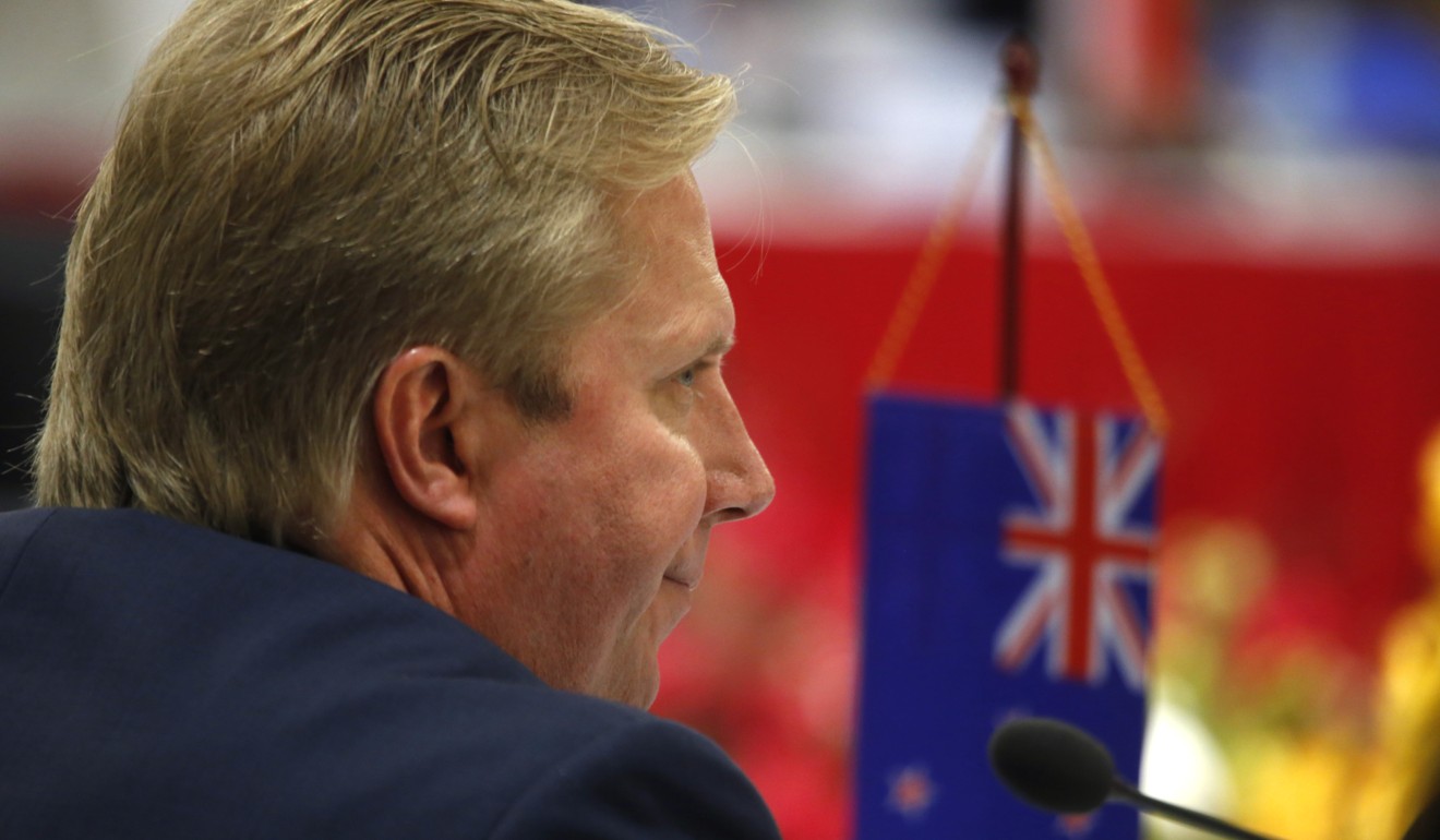 New Zealand's Trade Minister Todd McClay pictured during the Hanoi meeting. Photo: Associated Press