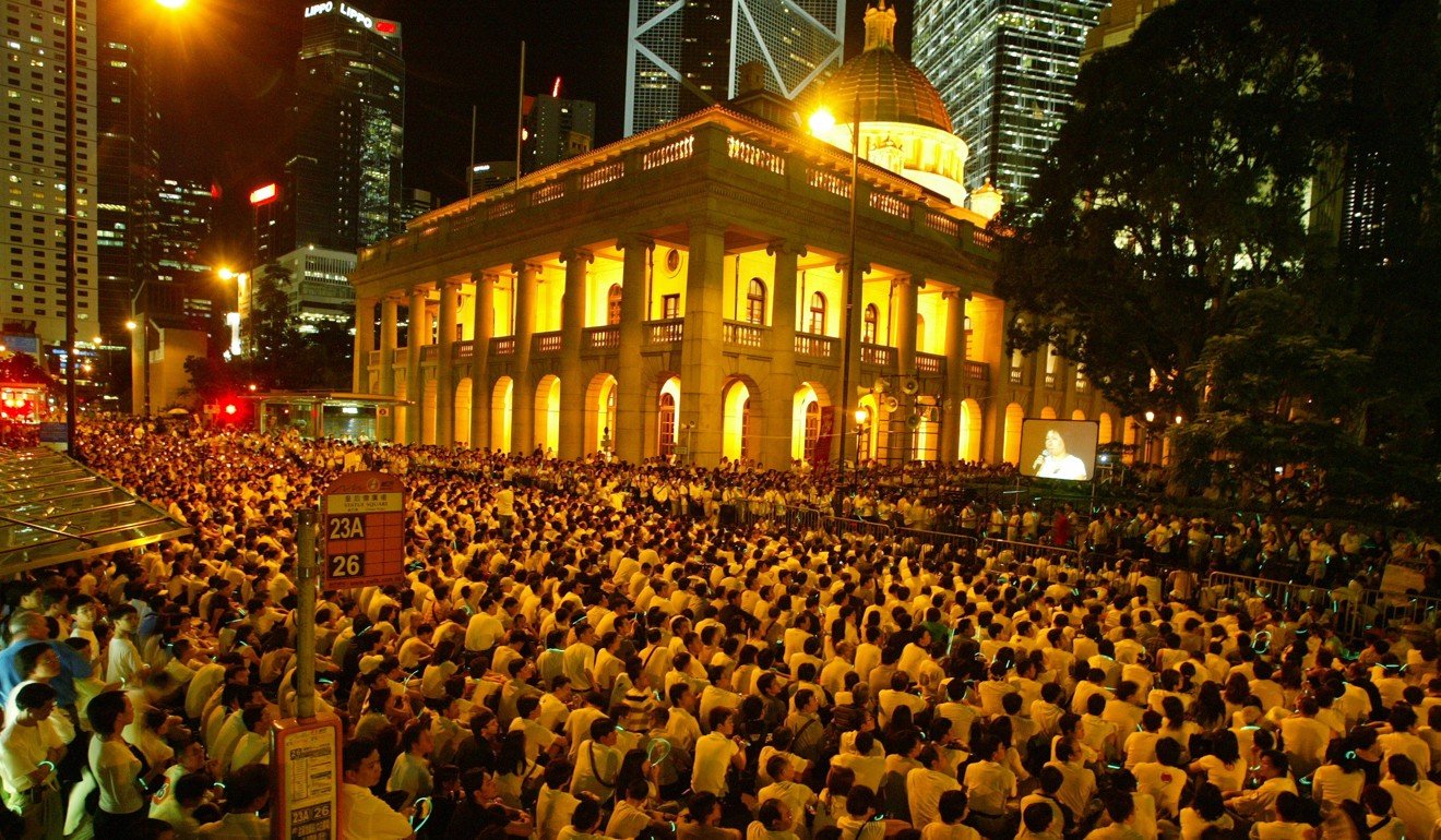 The last attempt to bring in national security legislation, in 2003, sparked protests on the streets. Photo: Ricky Chung