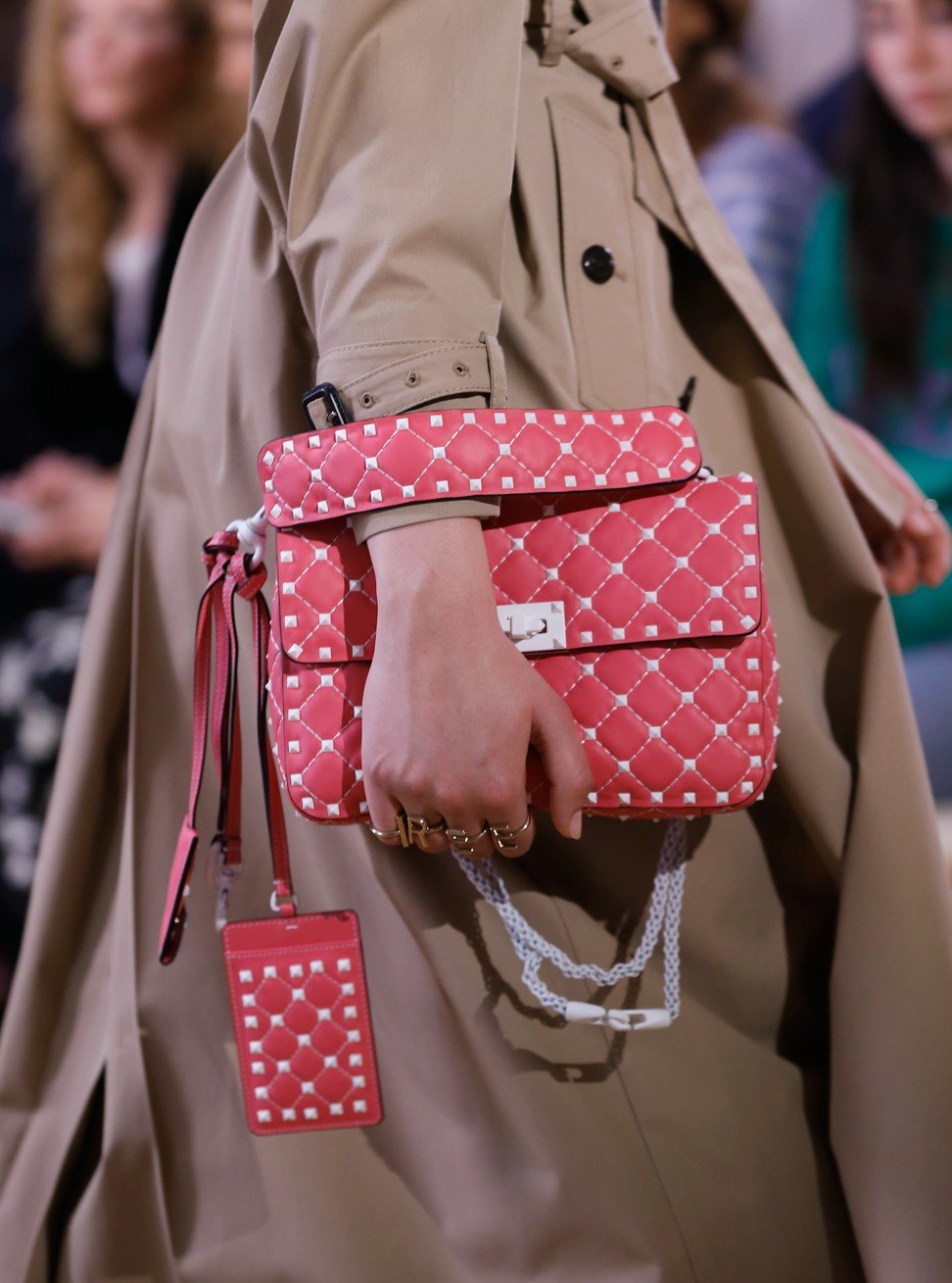 Valentino’s eccentric pink purse featured in its Resort 2018 collection