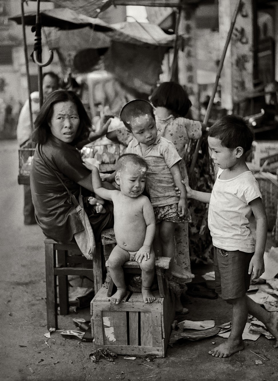 Five Little Ones, a photo from Fan Ho’s series portraying Hong Kong in the 1950s and 1960s. Photo: Fan Ho