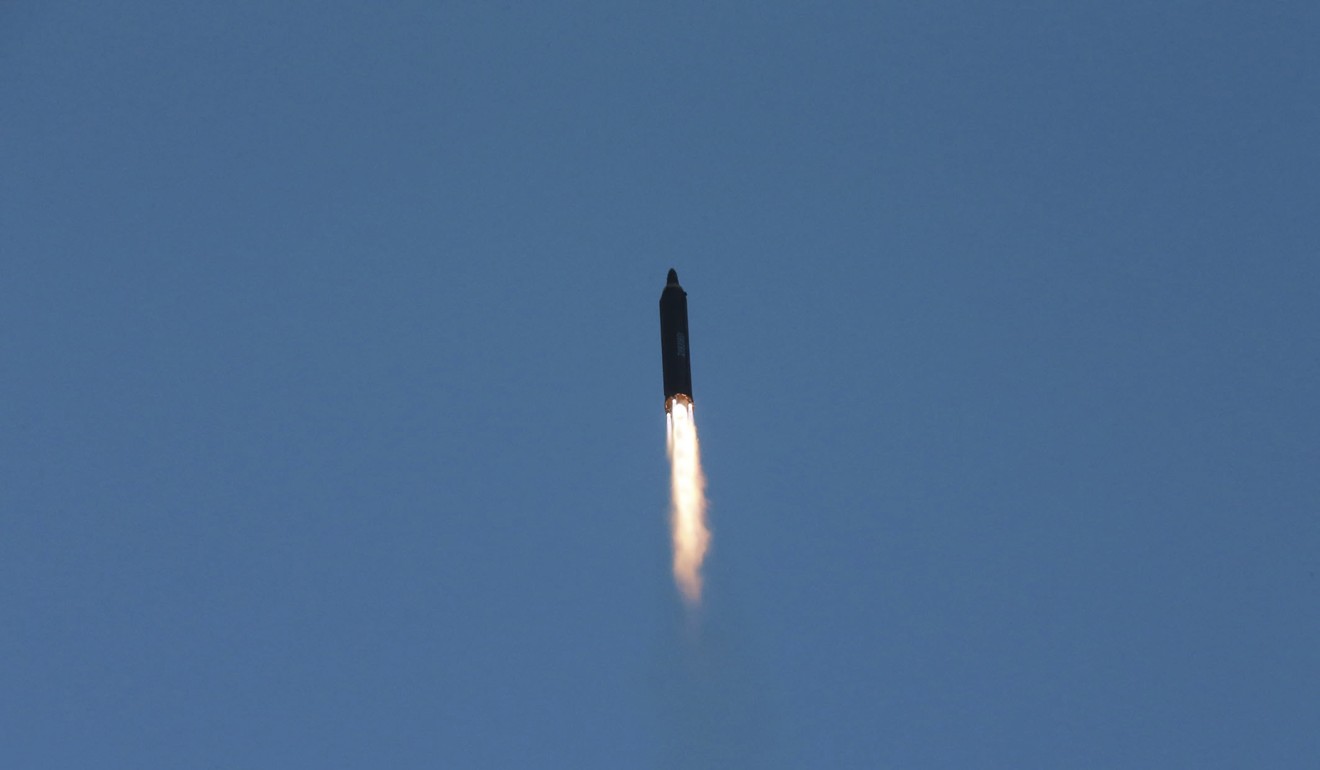 A recent test launch of a North Korean missile. Photo: AP
