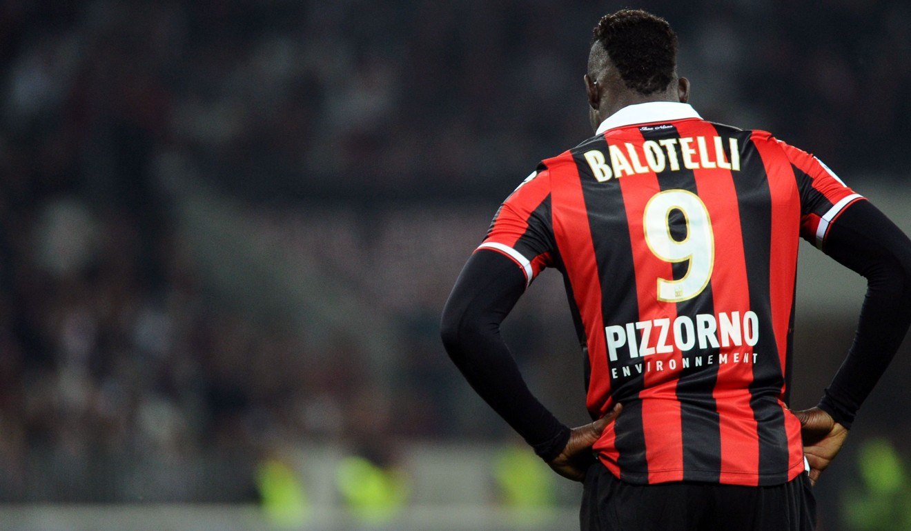 Nice's Italian forward Mario Balotelli looks on during the French L1 football match between Nice and Angers. Photo: AFP