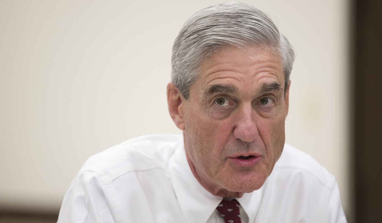 Former FBI director Robert Mueller speaks during an interview. Mueller is the special counsel investigating possible ties between President Donald Trump’s campaign and Russia’s government. Photo: AP