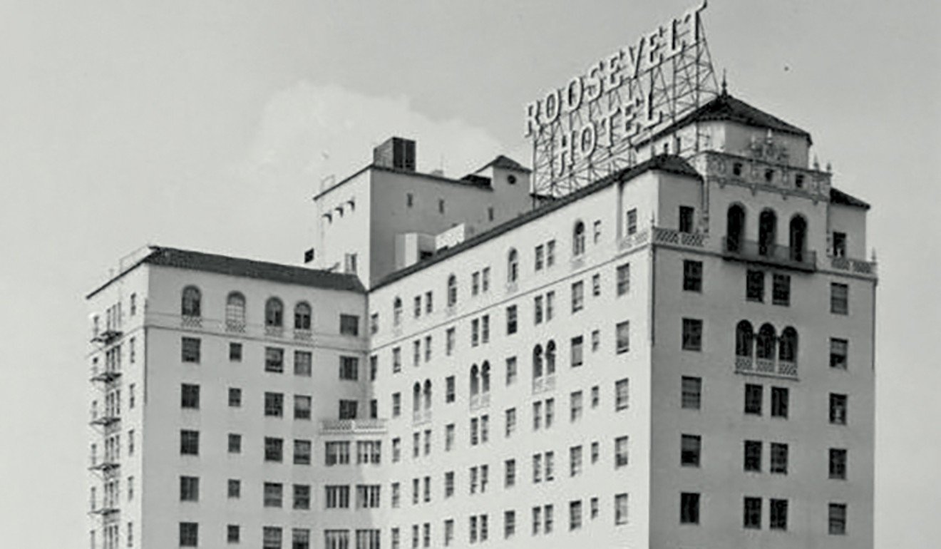 The famous Hollywood Roosevelt Hotel, pictured in 1949, whose corridors once echoed with the footsteps of some of the biggest film stars on the planet. Photo: Pomona Public Library