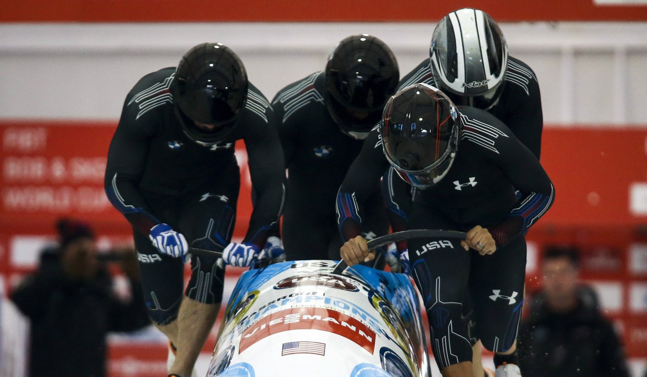 The United States compete in the men's World Cup in Calgary in 2014. Photo: AP