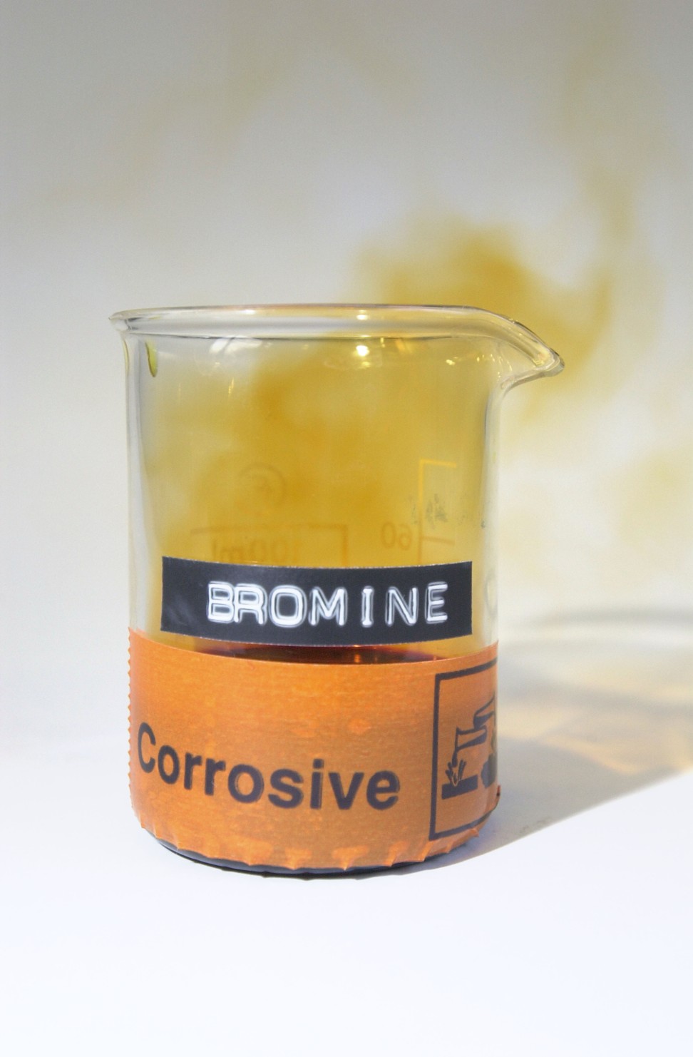 Bromine is used as a flame retardant in materials.