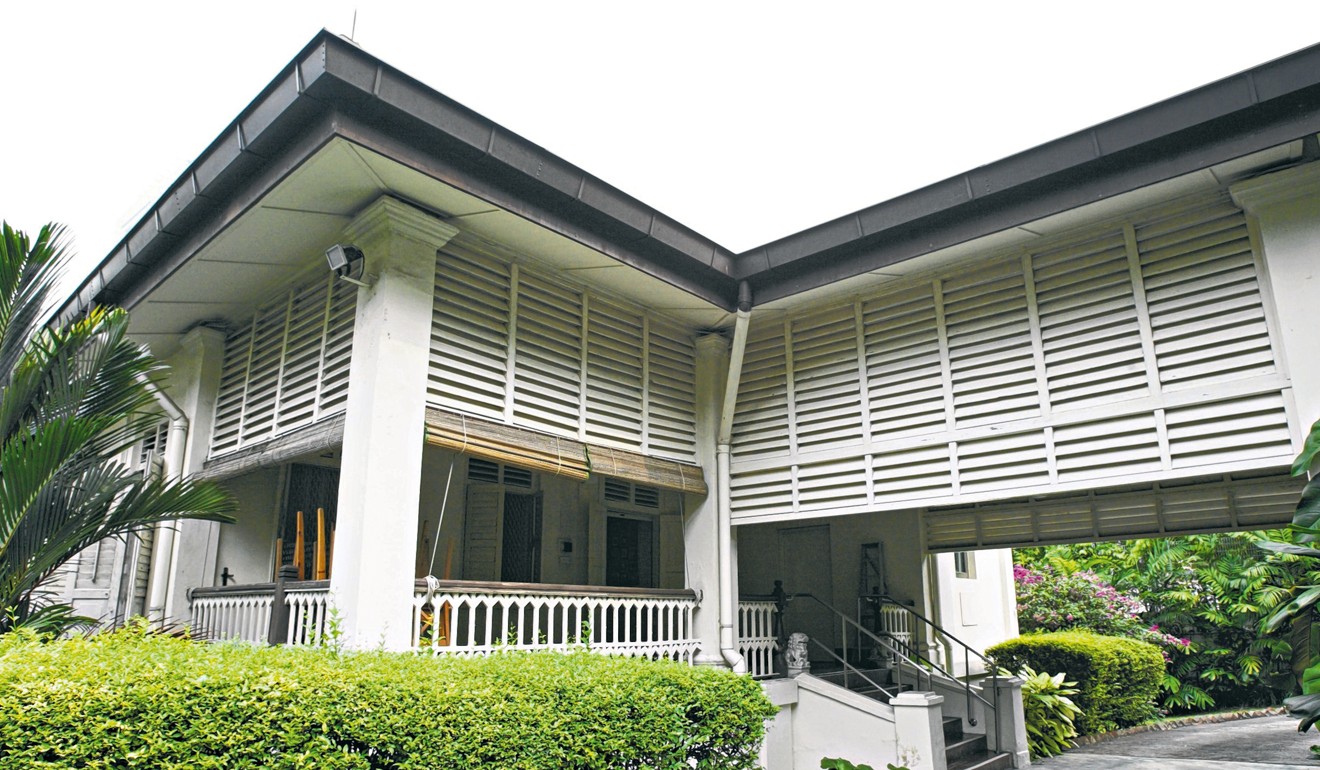 Lee Kuan Yew’s house at 38 Oxley Road. Photo: Straits Times.