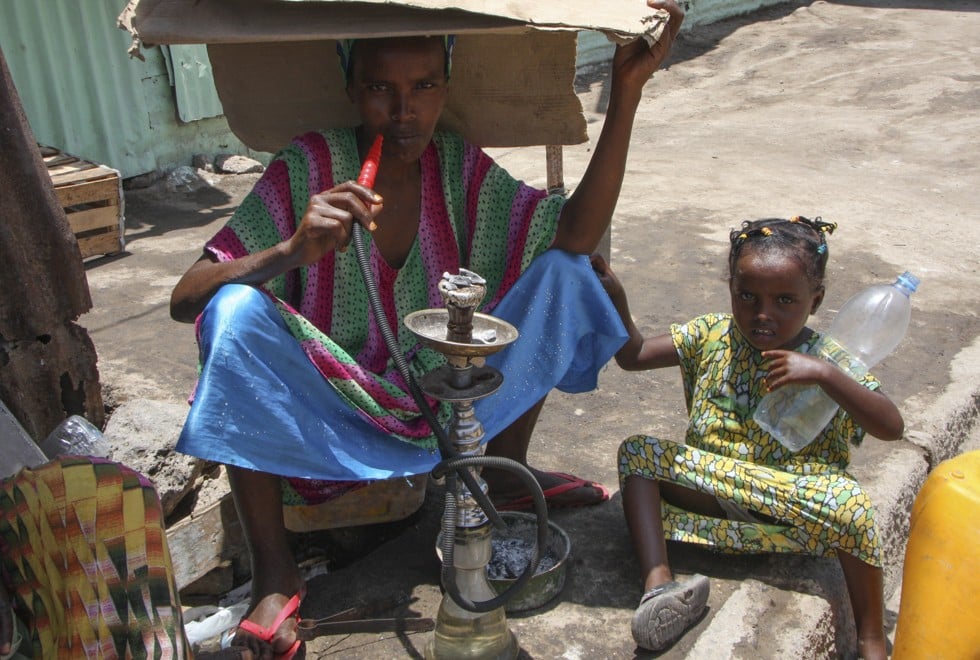 The “African quarter” in Djibouti City. Picture: James Jeffrey