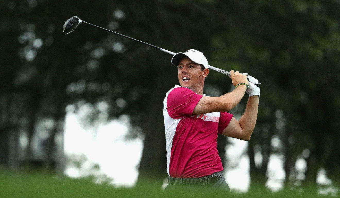 Rory McIlroy during the second round of the Travelers Championship at TPC River Highlands.