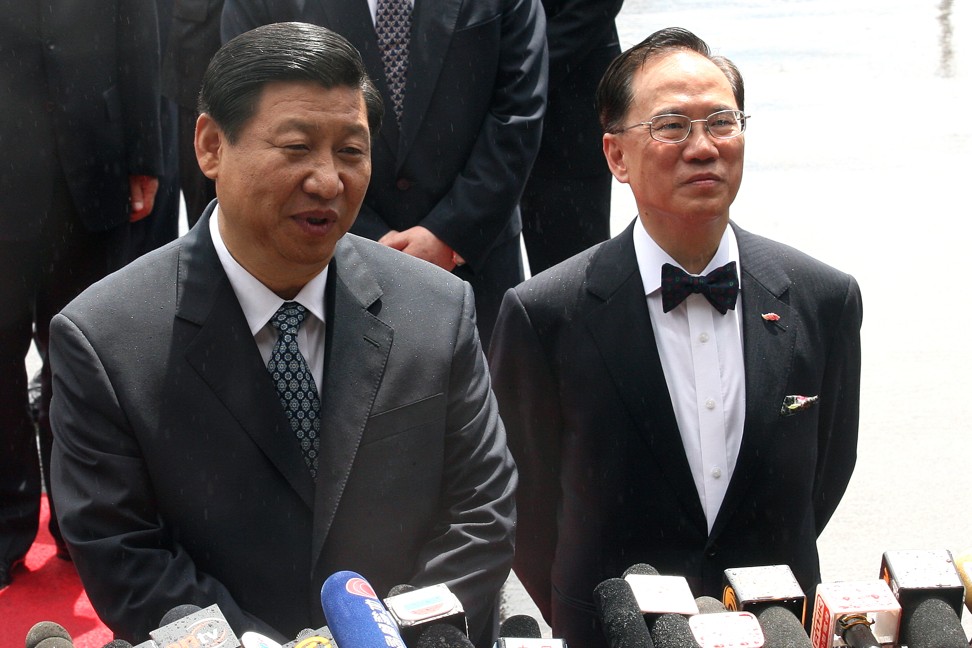 Xi, pictured with Donald Tsang Yam-kuen, visited Hong Kong in 2008, before becoming president. Photo: Martin Chan