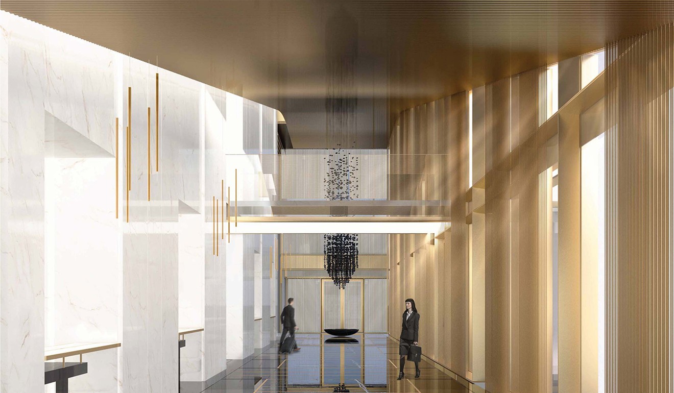 An illustration of the lobby at The Murray. Photo: Handout