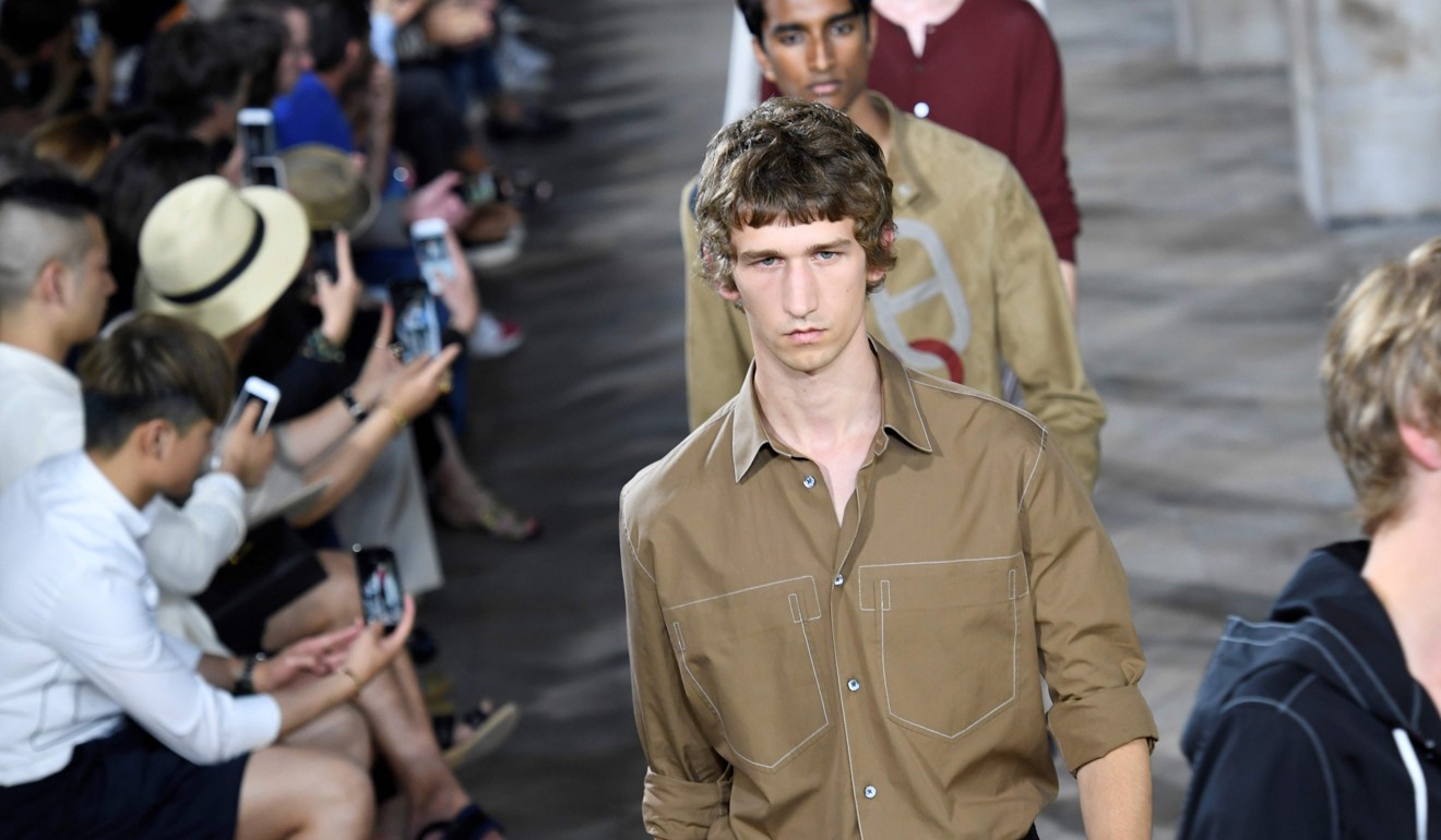 Models present creations by Hermes fashion house during men's Fashion Week for the Spring/Summer 2017/2018 collection. Photo: AFP