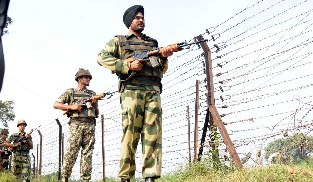 A file picture of Indian security forces on the border with Pakistan. Photo: Xinhua