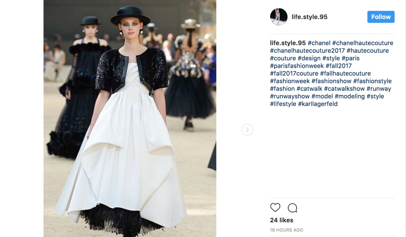 Models wore canotier hats, a style favoured by Coco Chanel herself. Photo: Courtesy of Instagram