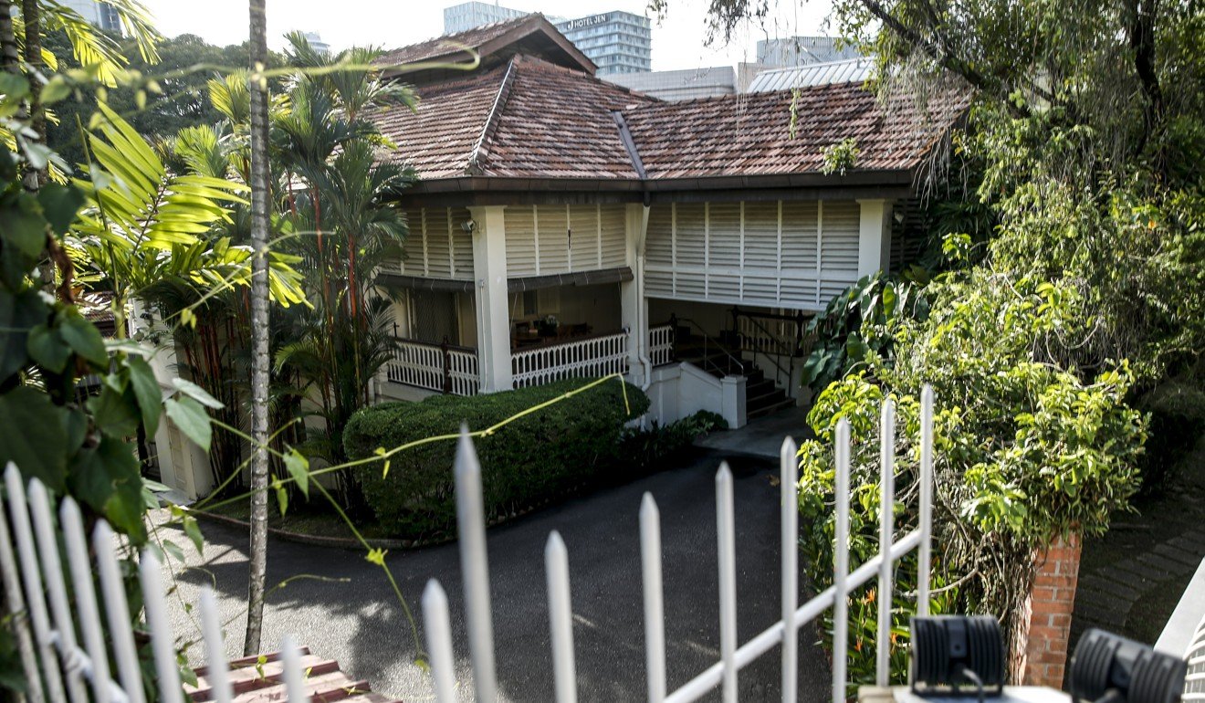 38 Oxley Road, the residence of Singapore’s first prime minister, the late Lee Kuan Yew. Photo: EPA