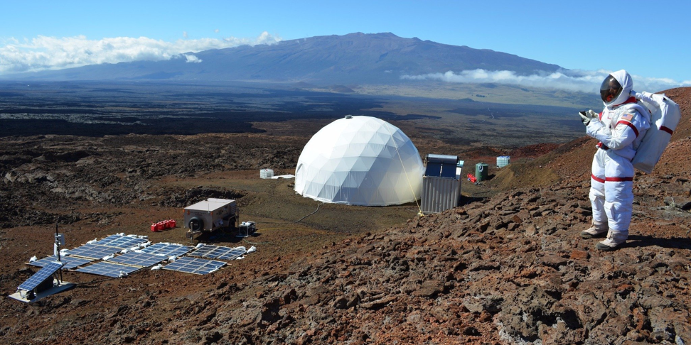 The HI-SEAS fake Mars base on the Mauna Loa volcano in Hawaii. Photo: NASA
