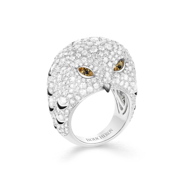 Boucheron's Oulu, La Chouette ring