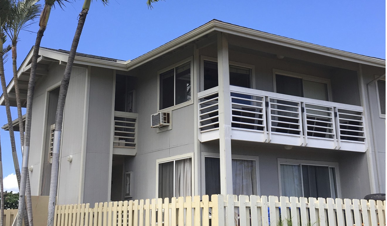 The exterior of the condo complex where Ikaika Kang lives in Waipahu, Hawaii. Photo: AP