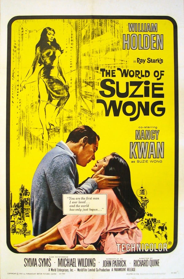 A film poster for the 1960 release of the The World of Suzie Wong. Photo: Picture This