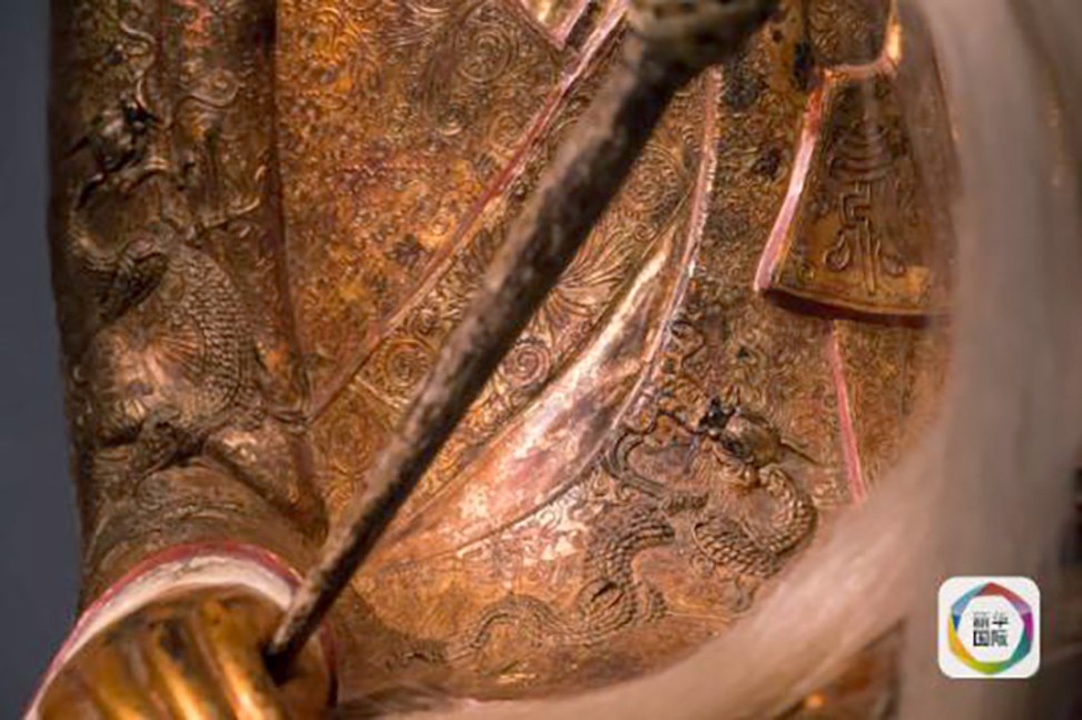 Remarkable details of the mummy. Photo: Handout