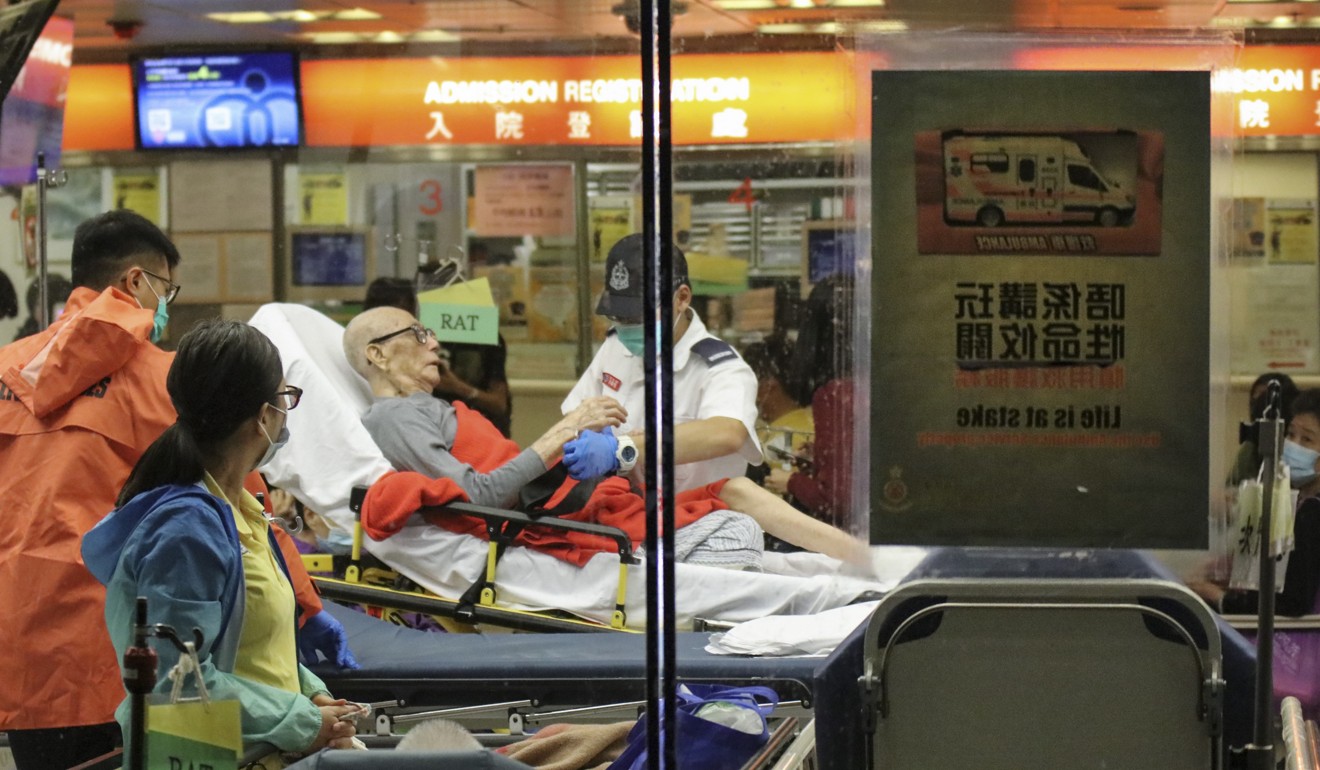 The accident and emergency unit at Queen Elizabeth Hospital in Yau Ma Tei. Photo: Felix Wong