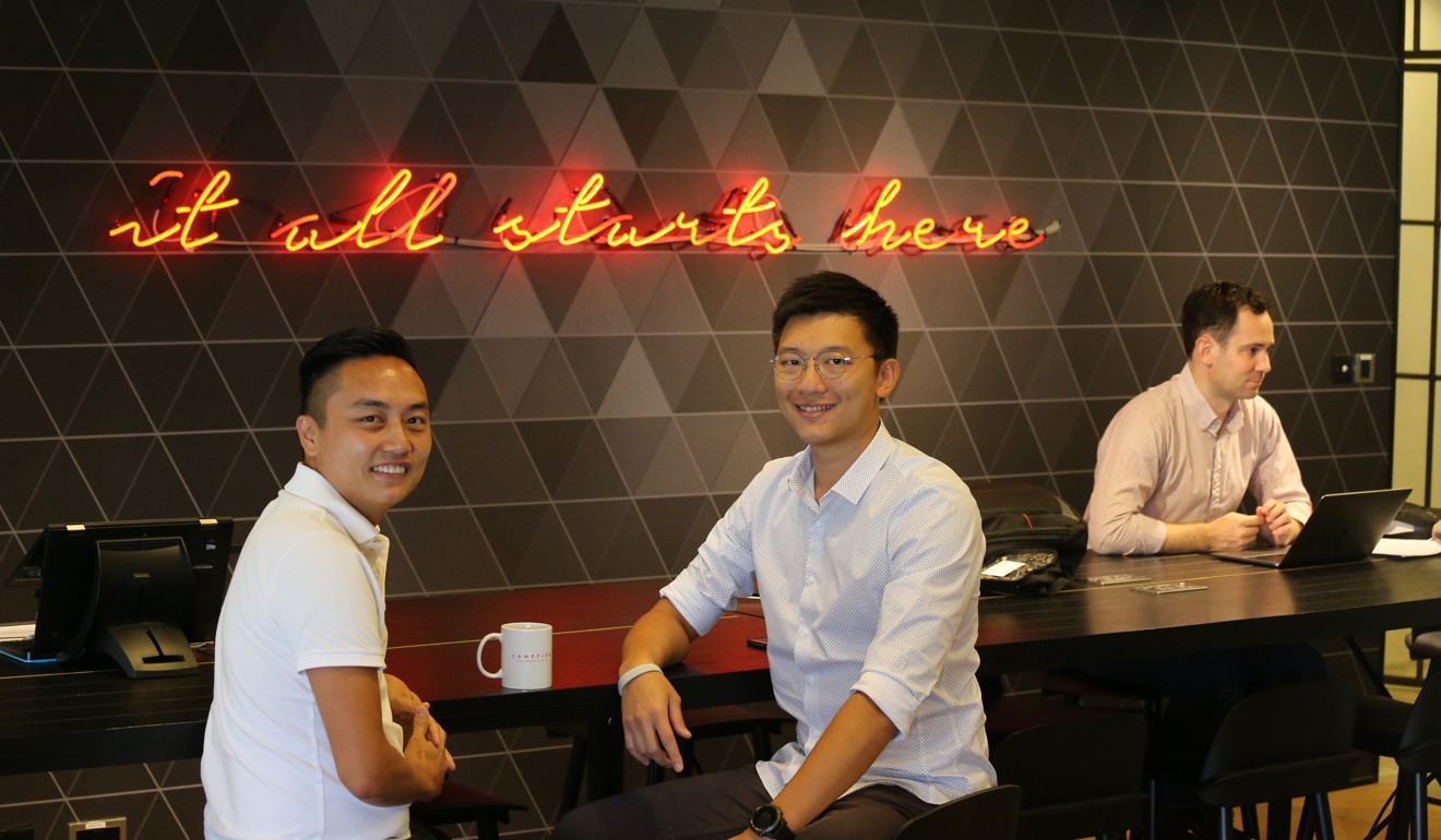 From left: Campfire founders Wang Tse and Albert Fung. Photo: Dickson Lee