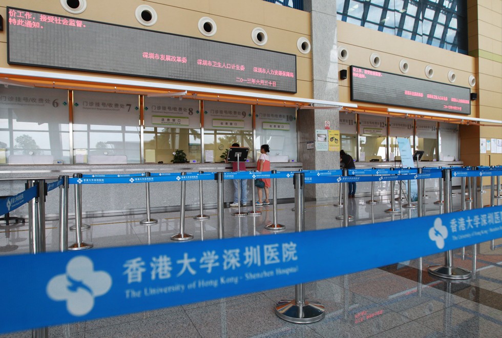 The spacious and bright reception area at the Shenzhen facility. Picture: Edward Wong