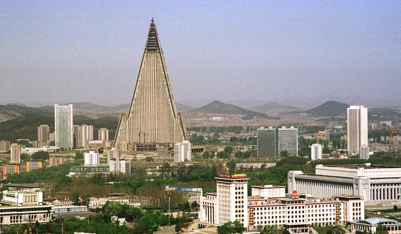 The 105-storey Ryugyong Hotel in 2002. File photo: Reuters