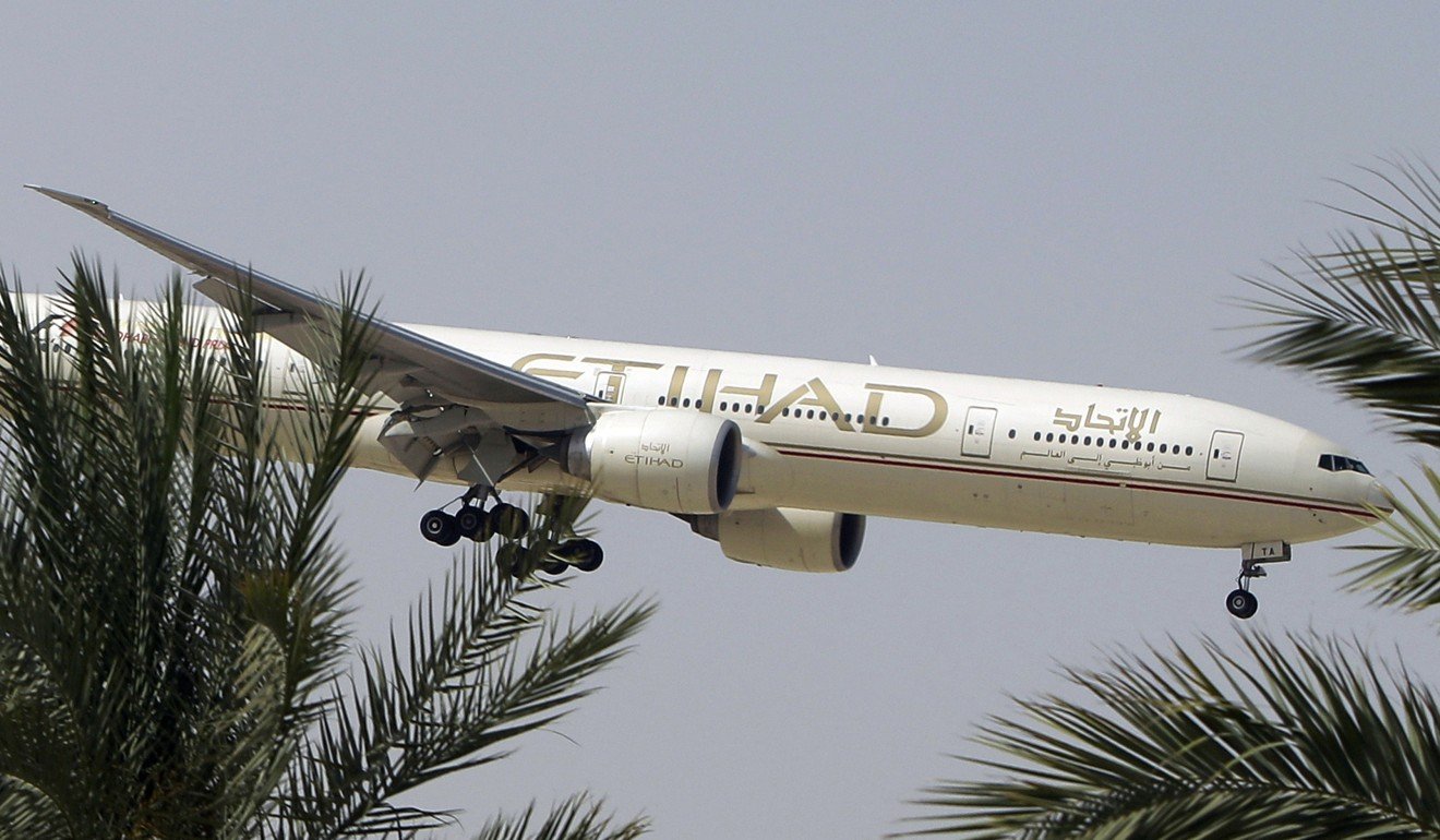 Etihad Airways said Tuesday it was helping Australian police with their investigation. Photo: AP