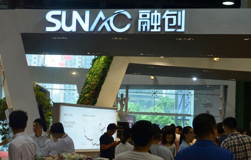 Sunac during an exhibition in Hanzhou. Photo: China Daily/via REUTERS