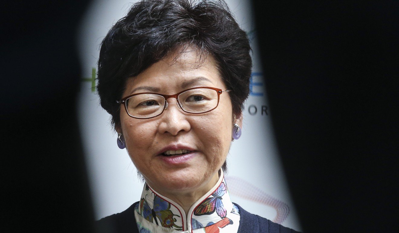 Hong Kong Chief Executive Carrie Lam Cheng Yuet-ngor. Photo: K. Y. Cheng