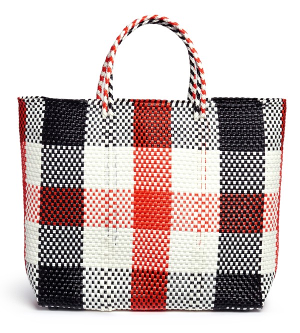 Truss’ woven PVC tote.