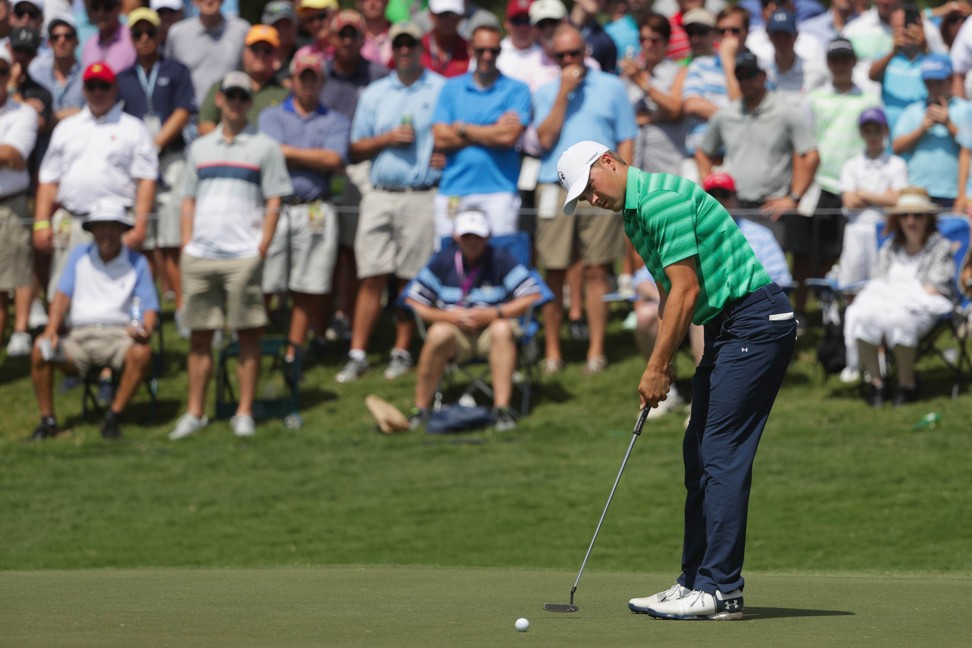Spieth needed 32 putts in his opening round. Photo: AFP