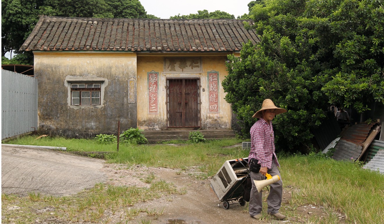 Activists and villagers fear that the plan will see residents losing their homes. Photo: K.Y. Cheng