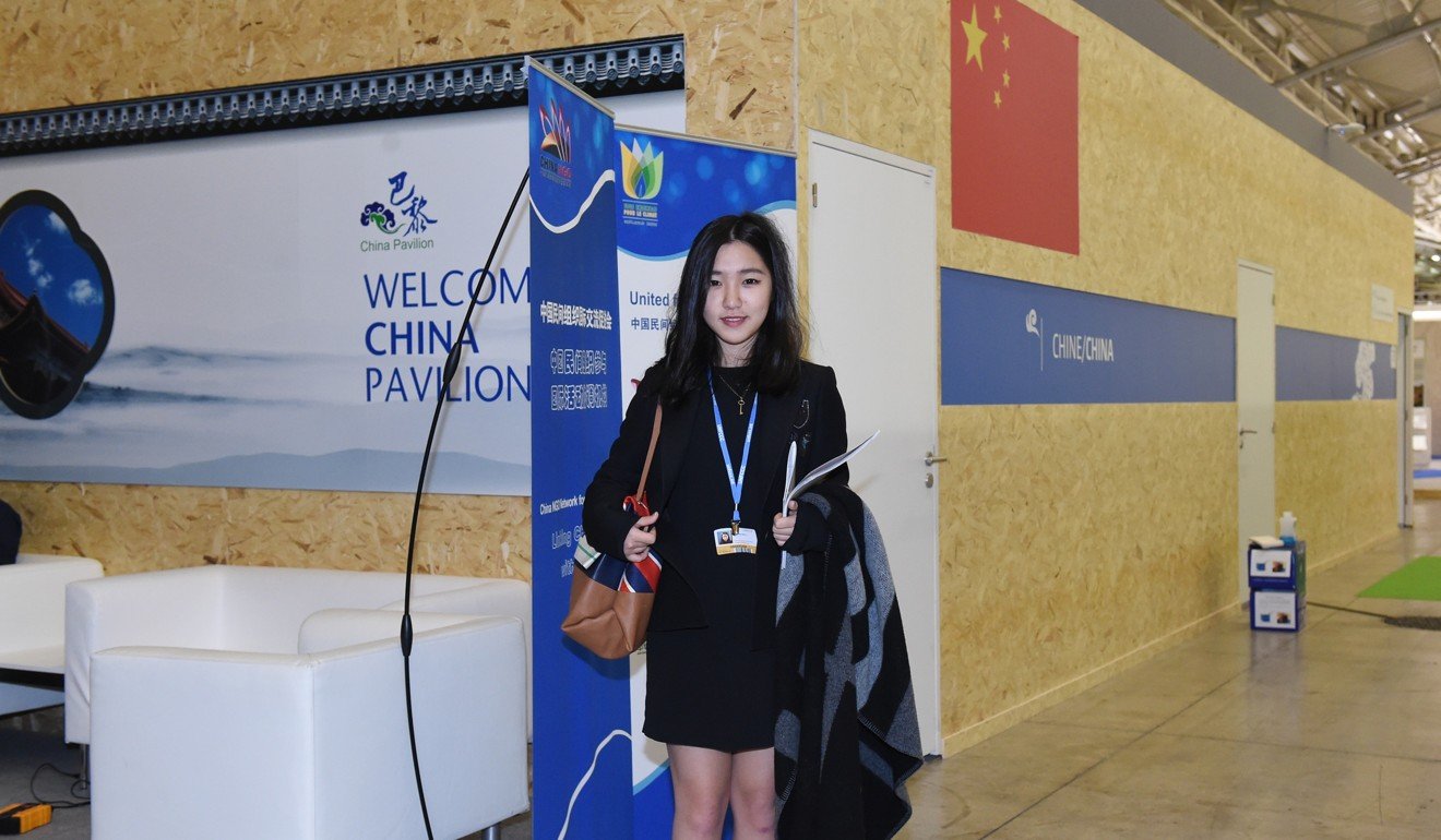 Ada Li, who presented the idea on combatting climate change and called for the development of panda solar farms, wants to create a ‘butterly effect’ to fight climate change. Photo: Handout