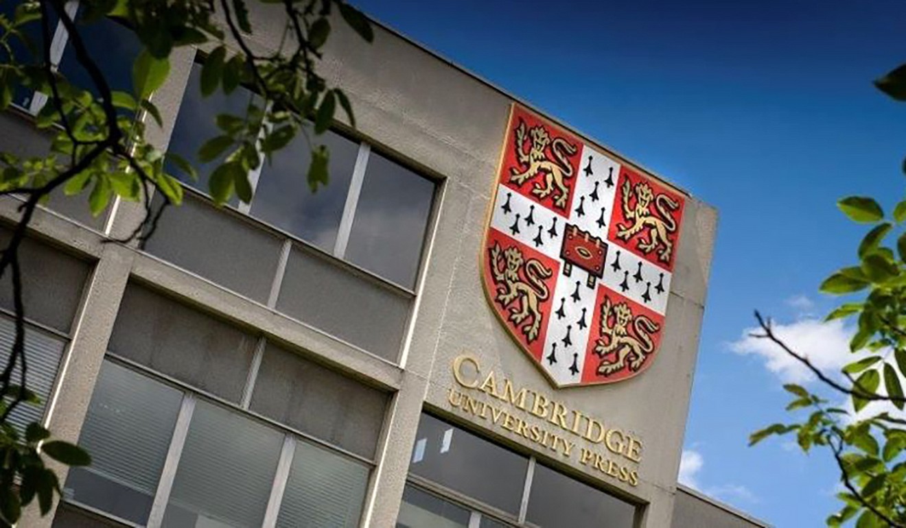 Cambridge University Press withdrew the articles at the request of the General Administration of Press and Publication. Photo: Handout