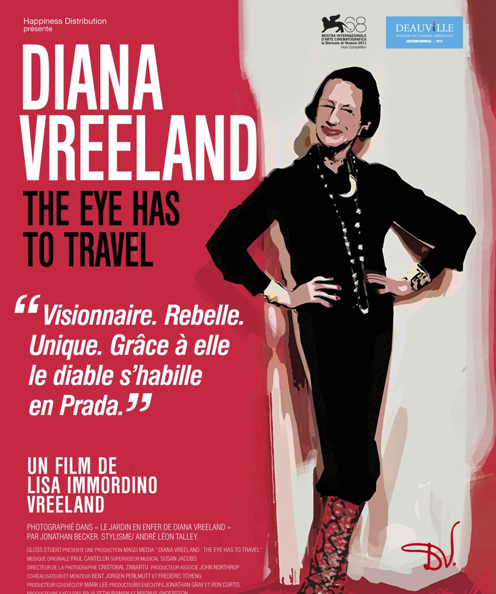 Poster for Diana Vreeland: The Eye Has To Travel. Photo: Alamy